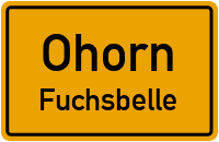 Weberstraße in OhornFuchsbelle