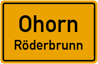 Der Marckt Steig in OhornRöderbrunn