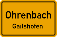 Straßenverzeichnis Ohrenbach Gailshofen