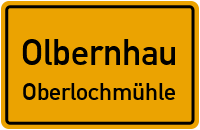 Rasenweg in OlbernhauOberlochmühle