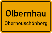 Spitzbergweg in OlbernhauOberneuschönberg