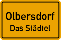 Wendeplatz in OlbersdorfDas Städtel