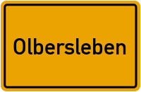 City Sign Olbersleben