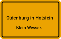 Strandstraße in Oldenburg in HolsteinKlein Wessek