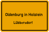 Lübbersdorfer Weg in Oldenburg in HolsteinLübbersdorf