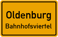 Taxischleife in OldenburgBahnhofsviertel