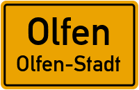 Rosenweg in OlfenOlfen-Stadt