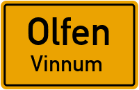 Hauptstraße in OlfenVinnum