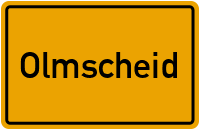 City Sign Olmscheid