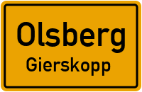Roter Weg in OlsbergGierskopp