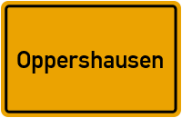 Kirchgasse in Oppershausen
