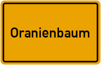 City Sign Oranienbaum