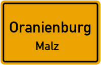 Freienhagener Straße in OranienburgMalz