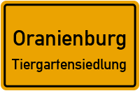 Eisvogelstraße in OranienburgTiergartensiedlung