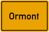 Waldstaße in Ormont
