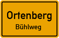 Wannengasse in OrtenbergBühlweg