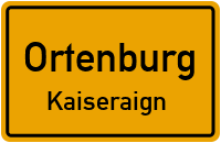 Straßen in Ortenburg Kaiseraign