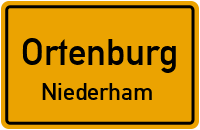 Straßen in Ortenburg Niederham