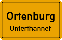 Straßenverzeichnis Ortenburg Unterthannet