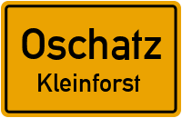 Forststraße in OschatzKleinforst