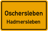 Planstraße in OscherslebenHadmersleben