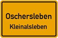 Gänsestraße in OscherslebenKleinalsleben