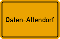 Ortsschild Osten-Altendorf