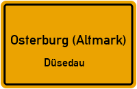 Calberwischer Straße in Osterburg (Altmark)Düsedau