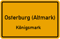 Packebuscher Weg in Osterburg (Altmark)Königsmark