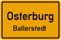 Ballerstedter Bahnhofstraße in OsterburgBallerstedt