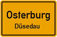 Düsedauer Hauptstraße in OsterburgDüsedau