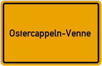 Ortsschild Ostercappeln-Venne