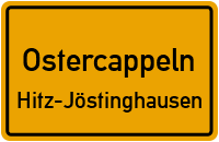 Straßenverzeichnis Ostercappeln Hitz-Jöstinghausen