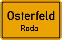 Eisenberger Landstraße in OsterfeldRoda