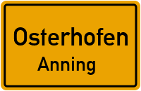 Straßen in Osterhofen Anning