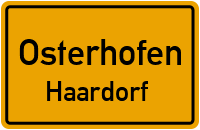 Straßen in Osterhofen Haardorf