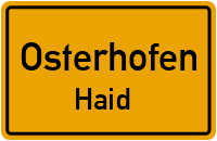 Straßenverzeichnis Osterhofen Haid