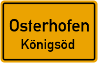 Straßen in Osterhofen Königsöd