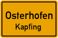 Straßen in Osterhofen Kapfing