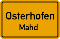 Straßen in Osterhofen Mahd