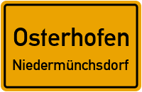 Straßenverzeichnis Osterhofen Niedermünchsdorf