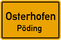 Straßen in Osterhofen Pöding
