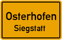 Straßenverzeichnis Osterhofen Siegstatt