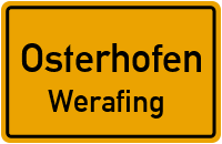Straßen in Osterhofen Werafing