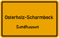 Moorweg in Osterholz-ScharmbeckSandhausen