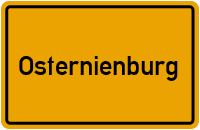 Ortsschild von Gemeinde Osternienburg in Sachsen-Anhalt