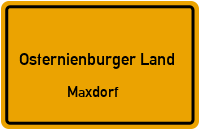 Maxdorfer Hauptstraße in Osternienburger LandMaxdorf