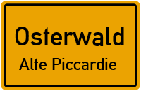 Am Piccardie-Kanal in OsterwaldAlte Piccardie