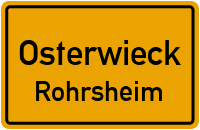 Einbahnstraße in 38836 Osterwieck (Rohrsheim)