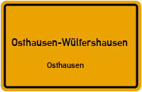 Wülfershäuser Straße in 99310 Osthausen-Wülfershausen (Osthausen)